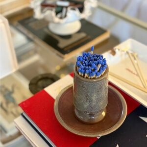 Ceramic Pottery Match Cloche/Striker